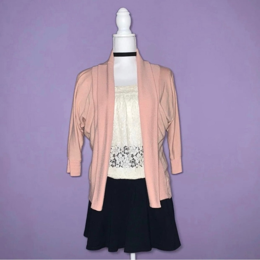 Ginger G Light Pink Cardigan